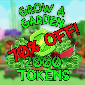 2000 Tokens | Roblox Grow a Garden Trade Tokens | FAST & CHEAP