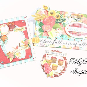 A-4621 Carta Bella Fall Market, Fall / Autumn Paper Embellishments for Scrapbooking Cards Mini Albums Tags Planners Journals Paper Crafts