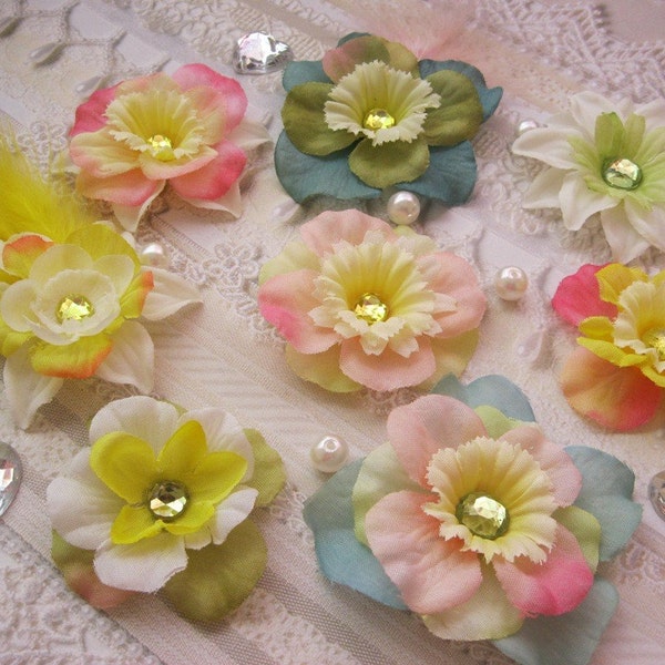 Spring Fabric Flowers