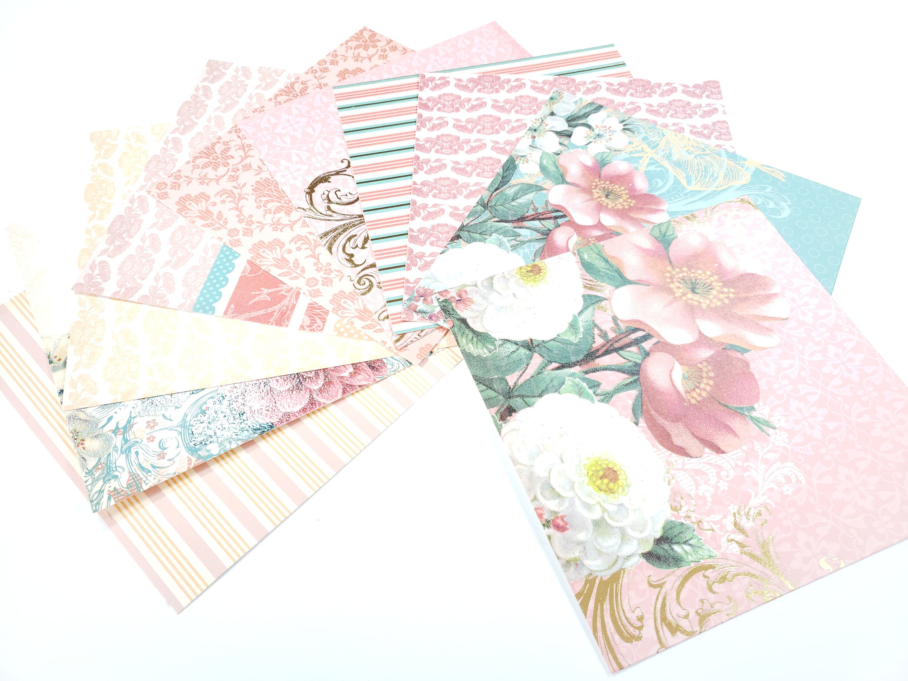 B0107 10 6 x 6 pulgadas DCWV The Coral Couture Paper Etsy