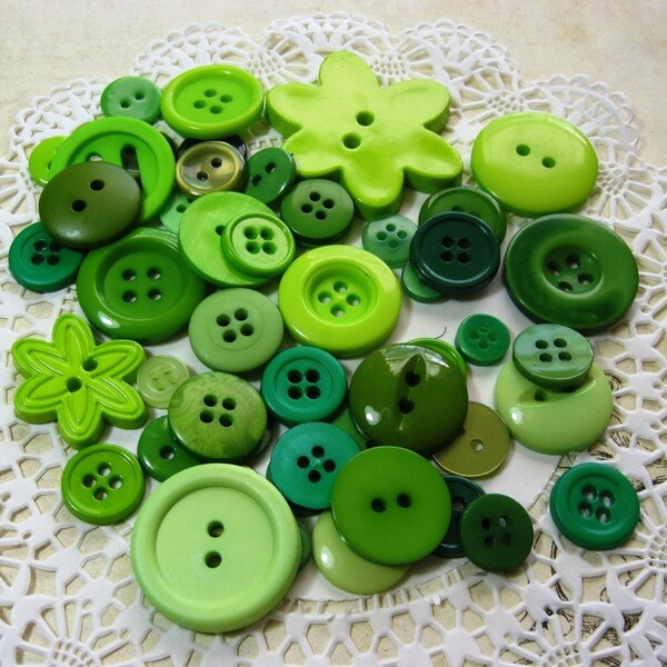 50 Flat Back Acrylic Buttons Fun Bag for Scrapbooking Cards Mini Albums Papercrafts Jewelry Sewing DIY