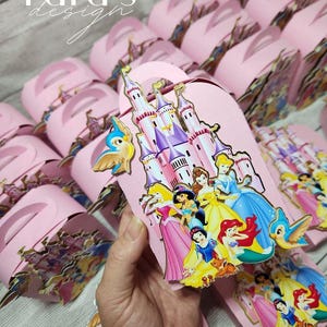 Princess Party Favors, Mini Suitcase Candy Treat Box | baby princess bags