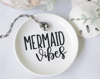 Mermaid - Ring Dish - Beach Decor - Thank You Gift - Sister In Law Gift