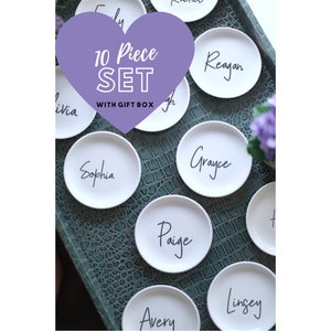 Personalized Ring Dish Bridesmaid Proposal Wedding Party Gifts Bridesmaid Gift Maid of Honor Gifts image 1