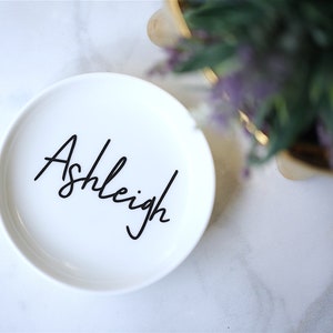 Personalized Ring Dish Bridesmaid Proposal Wedding Party Gifts Bridesmaid Gift Maid of Honor Gifts image 9