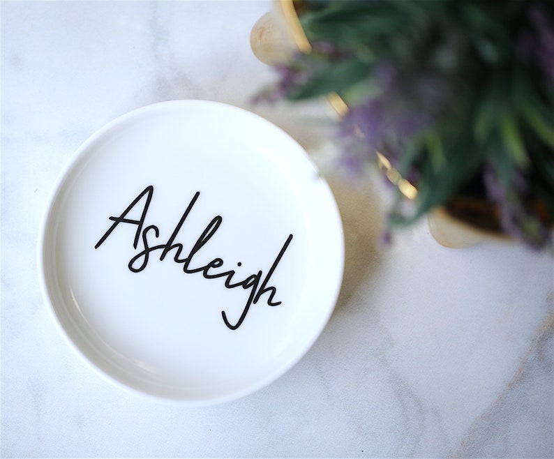 Personalized Ring Dish Bridesmaid Proposal Wedding Party Gifts Bridesmaid Gift Maid of Honor Gifts image 9