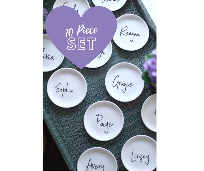 Personalized Ring Dish Bridesmaid Proposal Wedding Party Gifts Bridesmaid Gift Maid of Honor Gifts image 1
