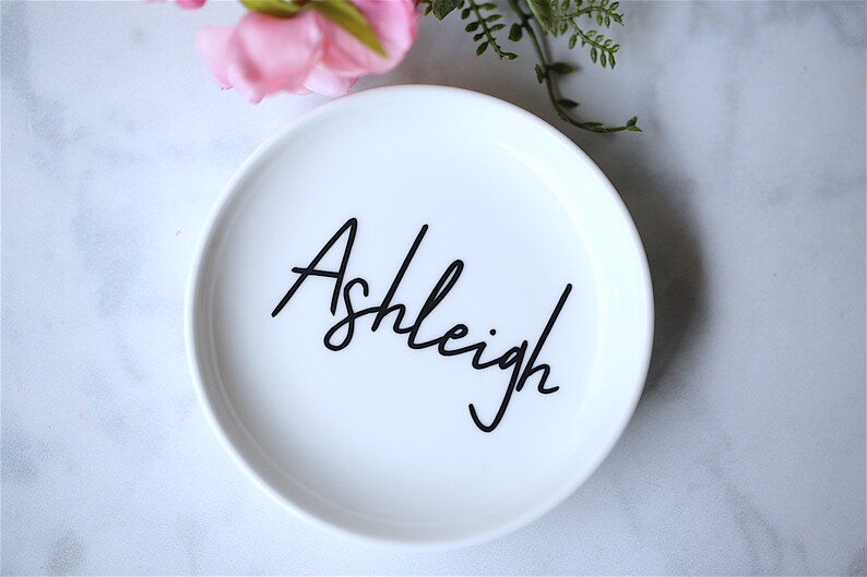 Personalized Ring Dish Bridesmaid Proposal Wedding Party Gifts Bridesmaid Gift Maid of Honor Gifts image 7