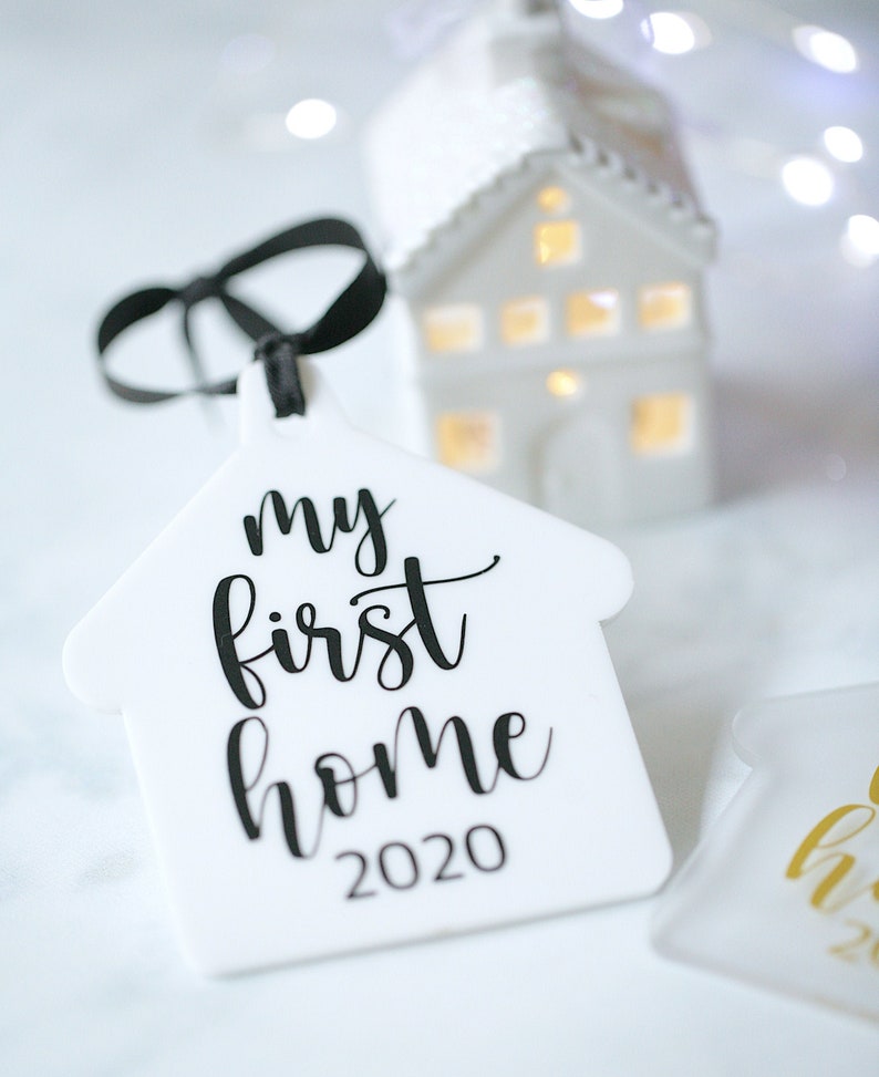 My First Home Ornament First Home Ornament First Home Gift Etsy