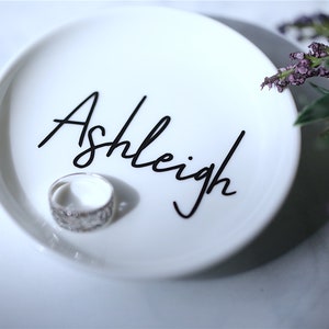 Personalized Ring Dish Bridesmaid Proposal Wedding Party Gifts Bridesmaid Gift Maid of Honor Gifts image 2