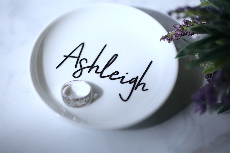 Personalized Ring Dish Bridesmaid Proposal Wedding Party Gifts Bridesmaid Gift Maid of Honor Gifts image 2