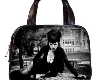 Elvira Hand Bag Purse of model Renee Rockwood as Elvira