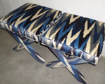 X-Benches - Custom Design Your Own - With ANY Fabric