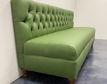 Custom Built Tufted Banquette-  COM