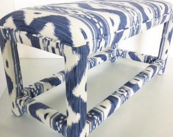 Custom Upholstered Bench - Design Your Own In ANY Fabric