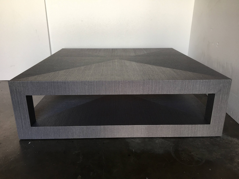 Custom Grasscloth Coffee Table/ Cocktail Table Design Your OWN image 2