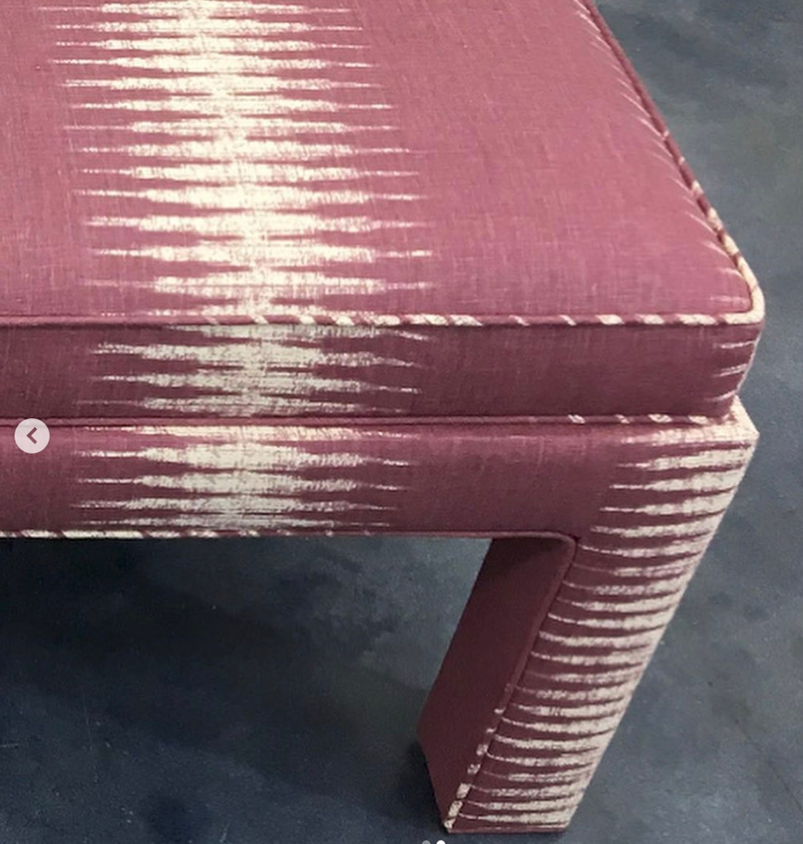 Coffee Table/ottoman With Inset Cushion Top COM Etsy