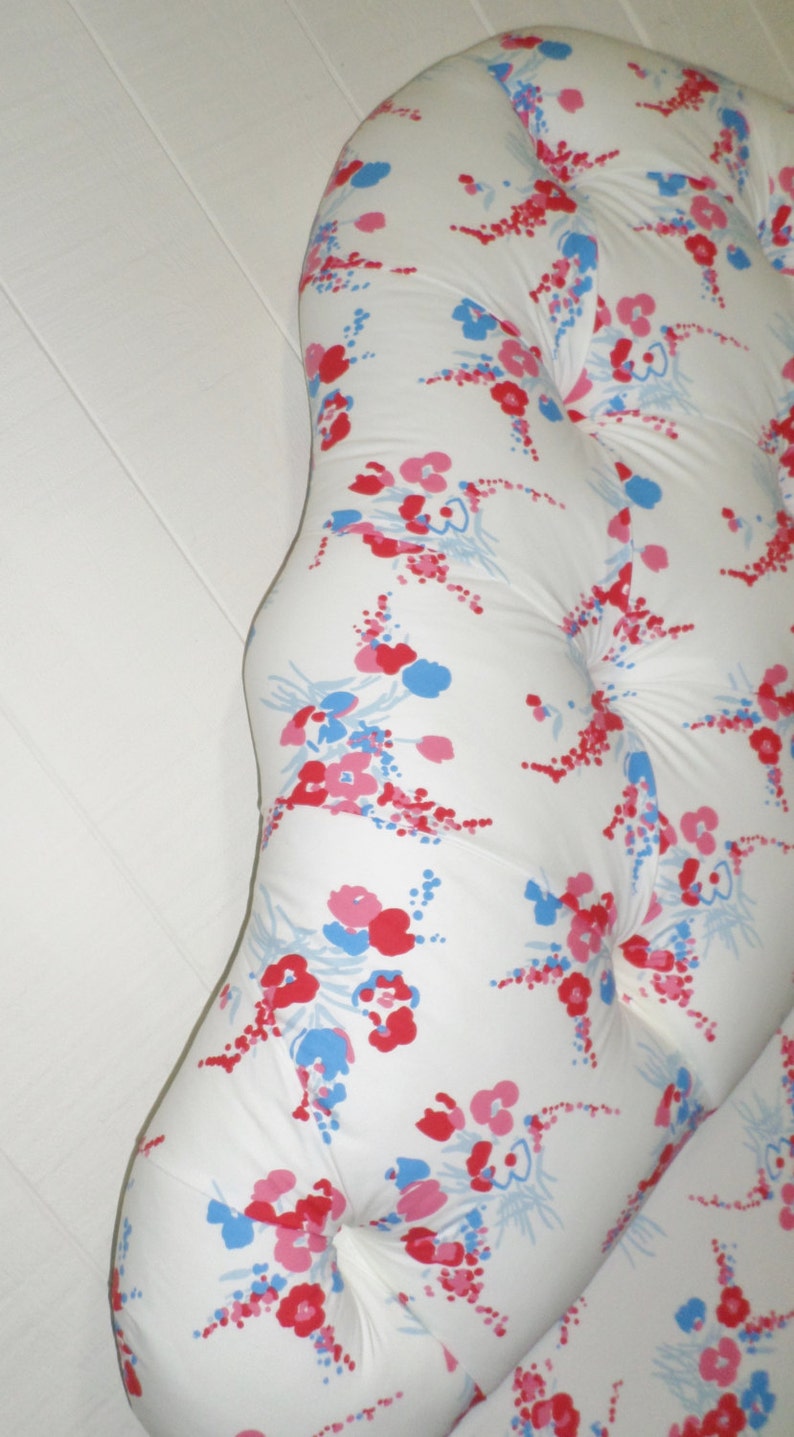 Custom TUFTED Curved Headboard Design Your OWN in Any Fabric Etsy