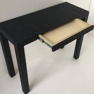 Grasscloth Wrapped Desk/Table Custom Built Design Your OWN image 2