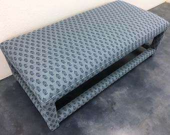 Large Coffee Table/Ottoman -  Fully Upholstered - COM