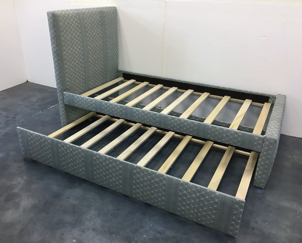 Custom Twin Bed W rolling Trundle Etsy Ireland