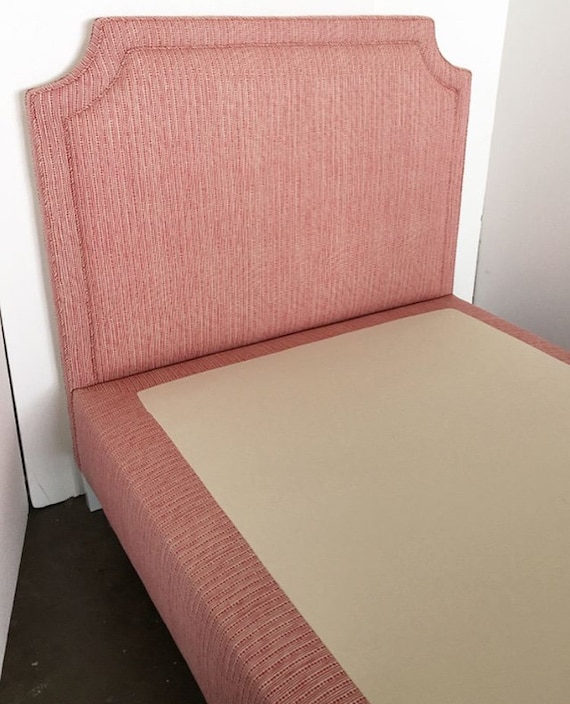Custom upholstered platform bed deals