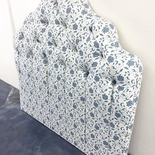 Custom Curved Headboard Design Your OWN in Any Fabric Etsy