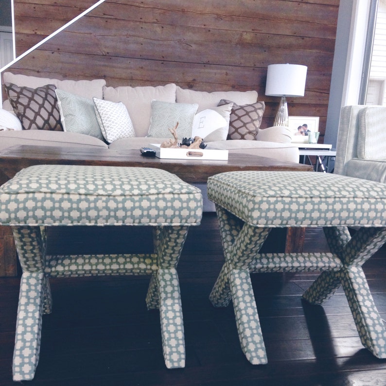 XBenches Custom Design Your Own With ANY Fabric Etsy