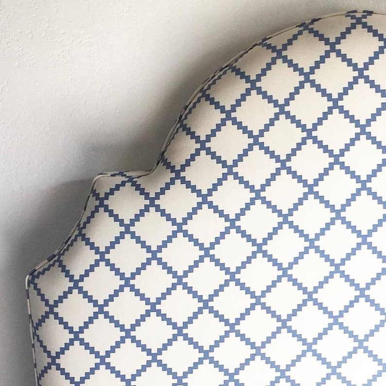 Custom Curved Headboard Design Your OWN in Any Fabric Etsy