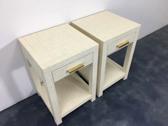 Raffia side table deals