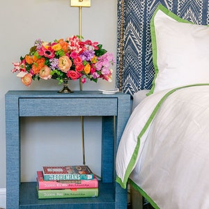 Custom Grasscloth End Tables / Nightstands - Design Your Own to Suit Your Space