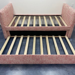 Custom Daybed with Trundle Design Your Own in ANY Fabric image 4