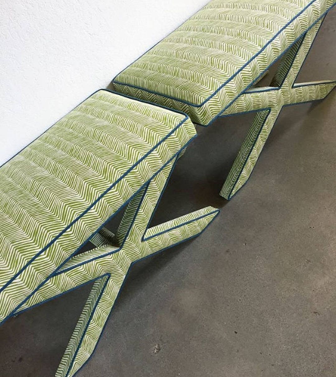 椅子 Neighborhood x Warlock WS-Bench Zion Bench without Back with Side Armrests | B6ZI-ARM | Webcoat