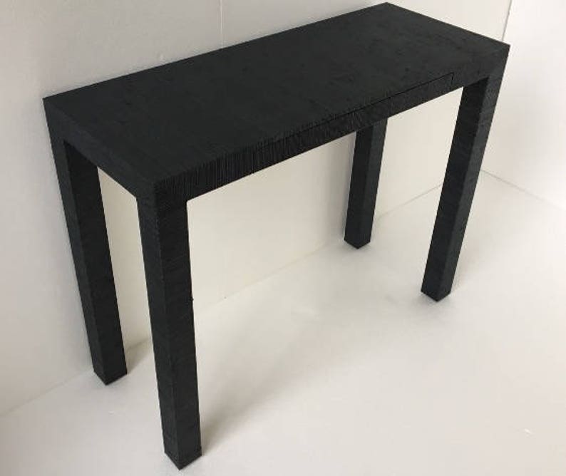 Grasscloth Wrapped Desk/Table Custom Built Design Your OWN image 4