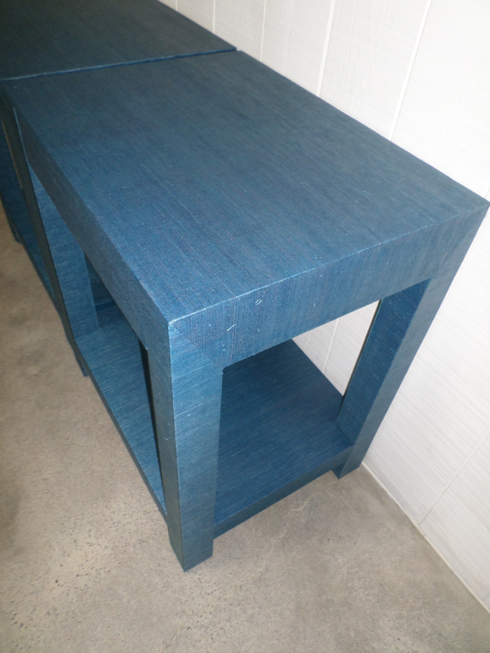 Custom Grasscloth End Tables / Nightstands Design Your Own Etsy