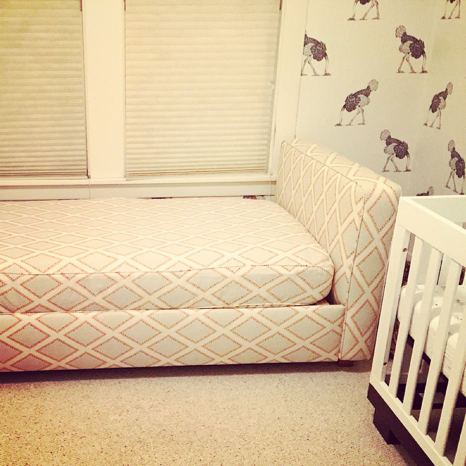 Custom Upholstered Daybed Custom Built and Upholstered In Etsy