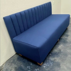 Custom Built Channel Back Banquette-  COM