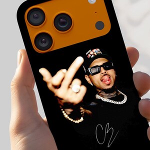 Chris Brown iPhone Case: Slim Design for Models 14-17 - Music Lover Gift