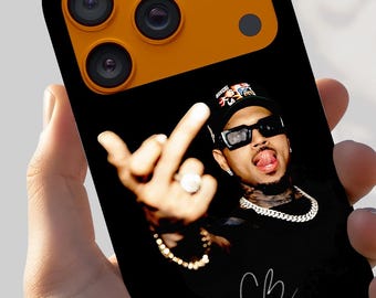 Chris Brown iPhone Case: Slim Design for Models 14-17 - Music Lover Gift