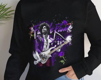 Prince Purple Rain Sweatshirt | Music Icon Graphic Crewneck