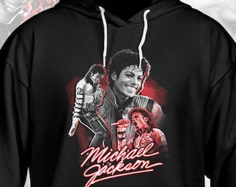 Michael Jackson-hoodie - King of Pop MJ Classic, uniseks pasvorm