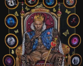 Chris Brown Blanket - King Breezy Flannel
