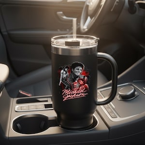 Michael Jackson Tumbler Insulated Travel Mug | 40oz image 12