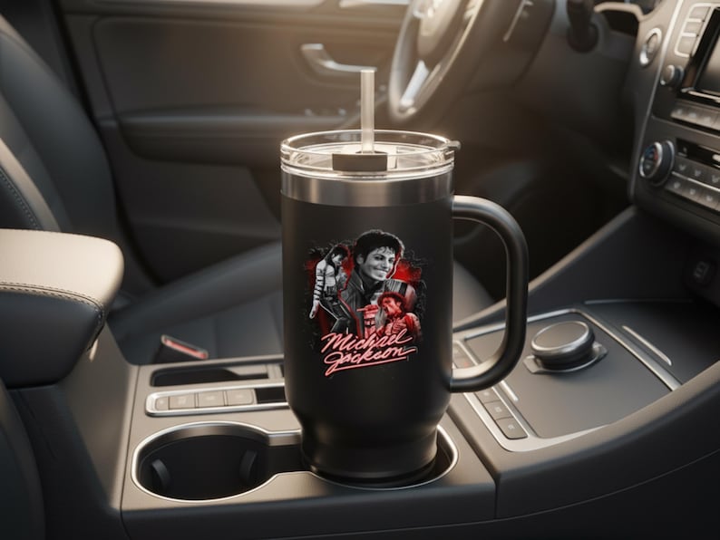 Michael Jackson Tumbler Insulated Travel Mug | 40oz image 12