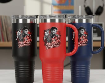 Michael Jackson Tumbler Insulated Travel Mug | 40oz