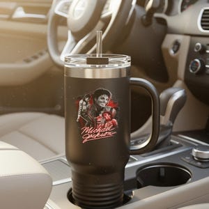 Michael Jackson Tumbler Insulated Travel Mug | 40oz image 11