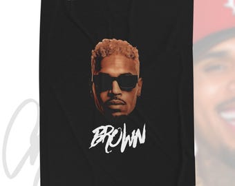 Chris Brown Big Face Brown Album Blanket