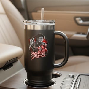 Michael Jackson Tumbler Insulated Travel Mug | 40oz image 10