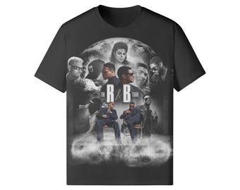 Michael Jackson Chris Brown Usher Jumbo Print T-Shirt