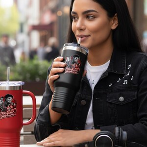 Michael Jackson Tumbler Insulated Travel Mug | 40oz image 4